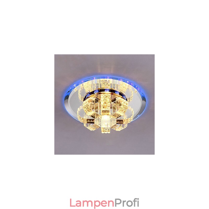 Kristall Deckenleuchte Spotlight SMD 3W Kreative Lampe Absorbieren Kuppel Licht