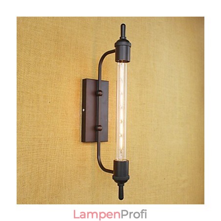 Europa und Retro Kleidung Kunst Restaurant Edison Glühbirne Flöte dekorative Wandleuchte