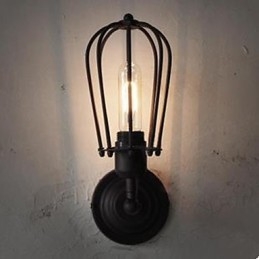 Industrielle Retro-Wandleuchte Innenkorridor Single Head Grapefruit Wandleuchte