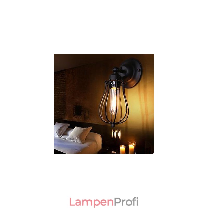 Industrielle Retro-Wandleuchte Innenkorridor Single Head Grapefruit Wandleuchte