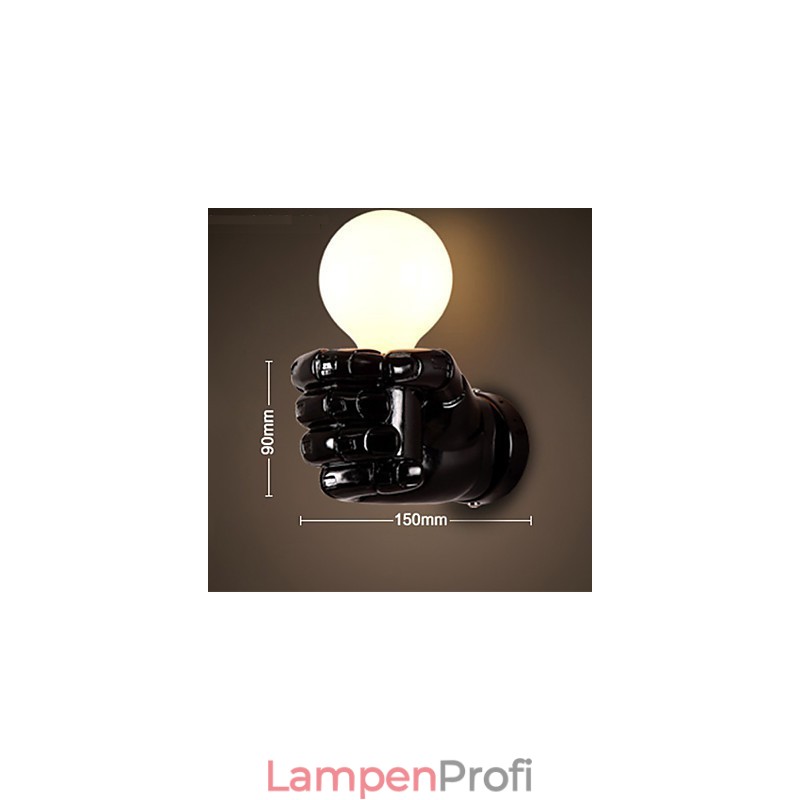Europäische Wand Rechte Hand Kreative Retro Faust Wandleuchte Lichter