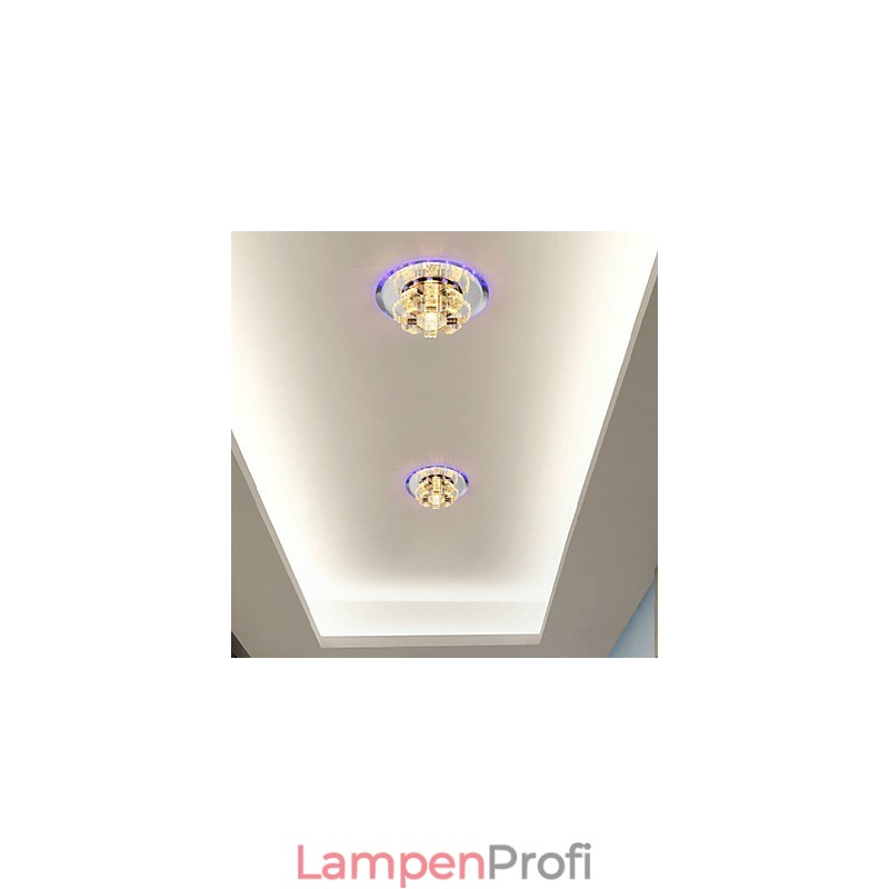 Kristall Deckenleuchte Spotlight SMD 3W Kreative Lampe Absorbieren Kuppel Licht