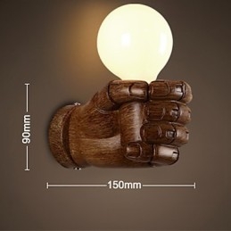 Europäische Wand Kreative Retro Faust Wandleuchte Lichter
