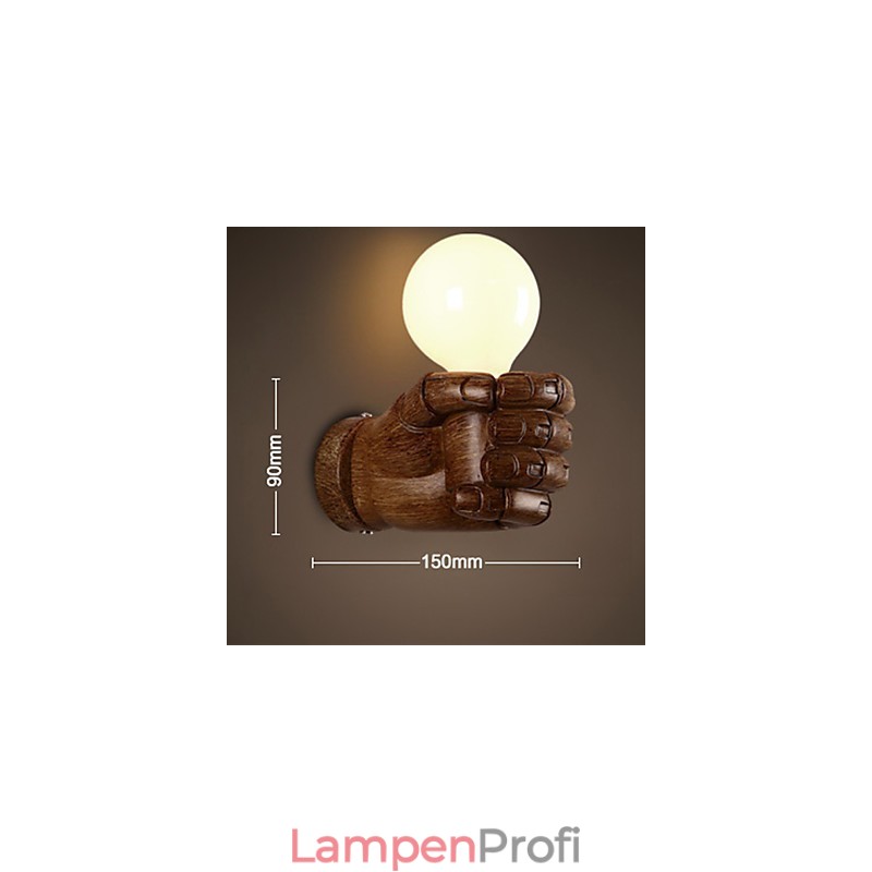 Europäische Wand Kreative Retro Faust Wandleuchte Lichter