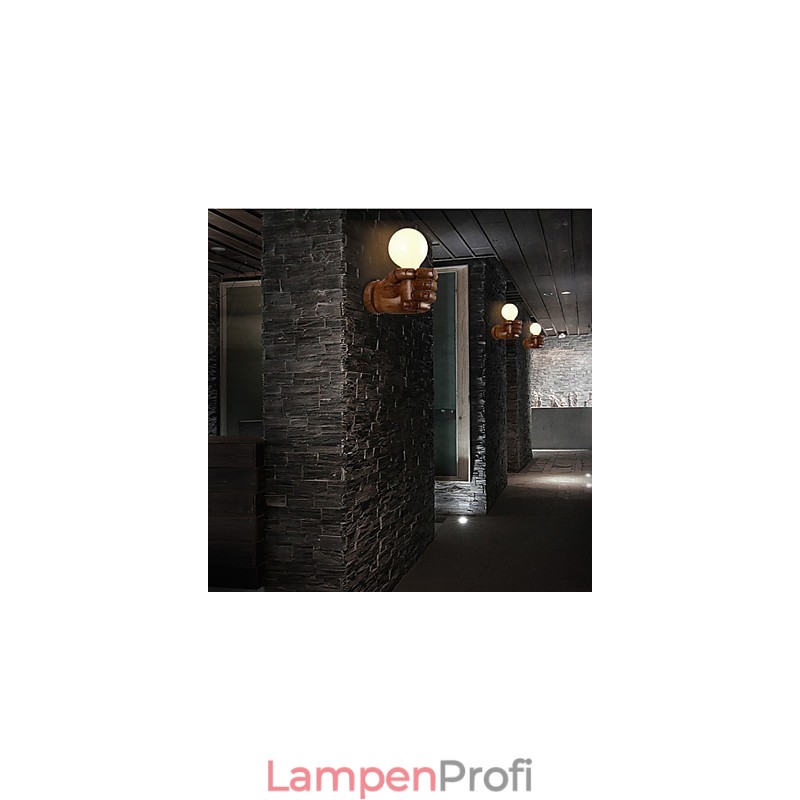 Europäische Wand Kreative Retro Faust Wandleuchte Lichter