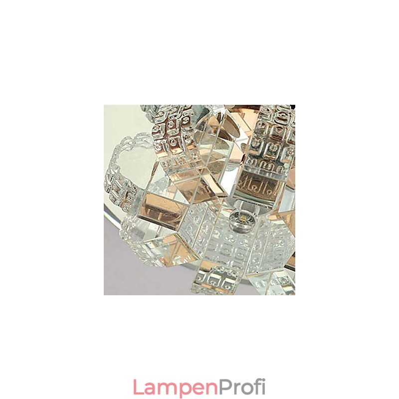 Kristall Deckenleuchte Spotlight SMD 3W Kreative Lampe Absorbieren Kuppel Licht