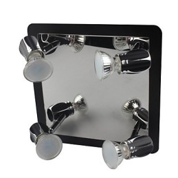 Moderne schwarze Wandleuchten Badezimmerleuchten mit 4 Lichtern