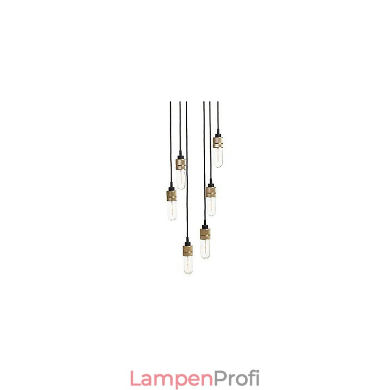 Deckenleuchte Country Gold aus Metall