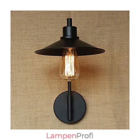 Dekorative Retro-Wandleuchte aus Schmiedeeisen