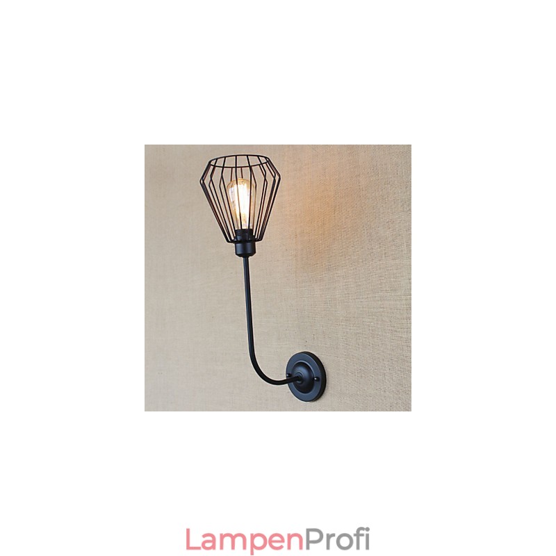 Amerikanischen Land Kreative Eisen Ellenbogen Antike Einzel Kopf Lampe Nachttisch