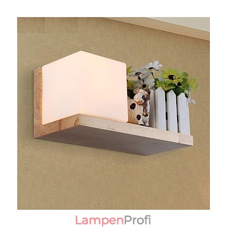 Wandleuchte One Light und Glas
