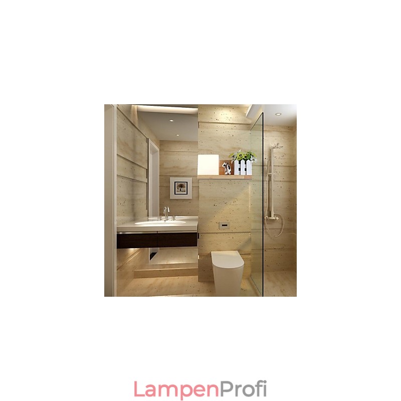 Wandleuchte One Light und Glas