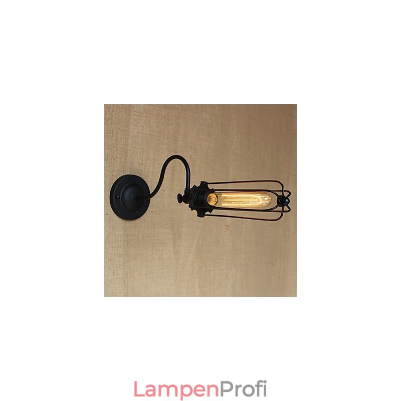 Kunst Minimalistische Matte Schwarz Amerikanischen Land Wohnzimmer Lampe Schlafzimmer Balkon Wand Lampe Nachttisch Lampe