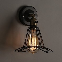 American Country Loft Wiederherstellung alter Wege Wandleuchte Schmiedeeisen Wandleuchte Licht