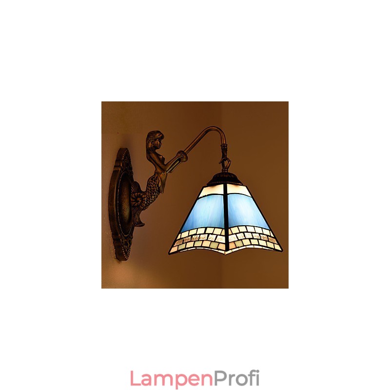 Europäische Mittelmeer Vertraglich Ländlichen Kreative Schmiedeeisen Wand Lampe Glas Lichter