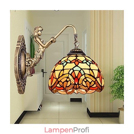 Europäische vertraglich ländliche kreative Schmiedeeisen Wandleuchte Glas Lichter Europäische vertraglich ländliche kreative Schmiedeeisen Wandleuchte Glas Lichter