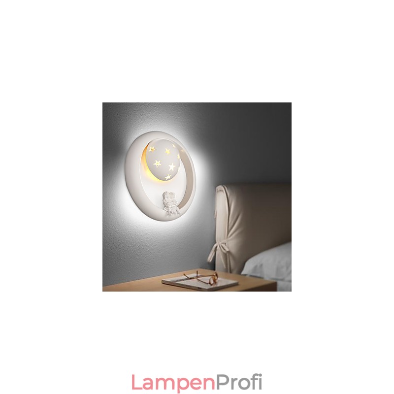 Süße pastorale Gips Spaß Kinderzimmer Veranda Wandleuchte Lichter