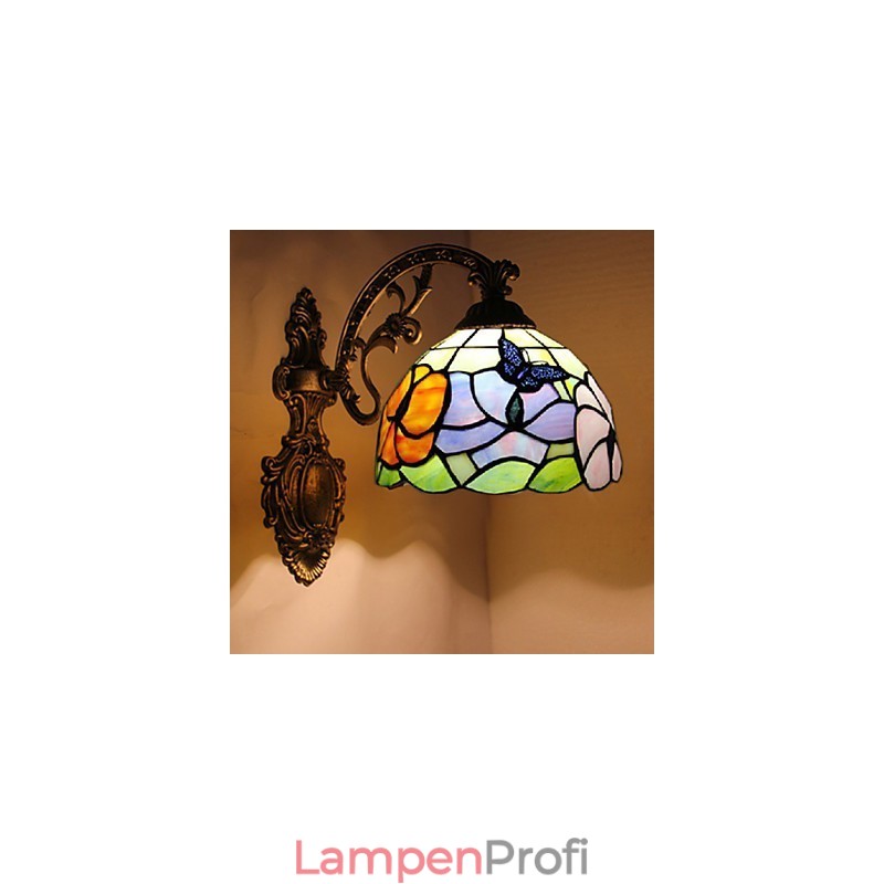 Europäische Mittelmeer Vertraglich Ländlichen Kreative Schmiedeeisen Wand Lampe Glas Lichter