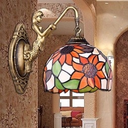 Weihnachten Europäischen Vertraglich Ländlichen Kreative Schmiedeeisen Wand Lampe Lichter