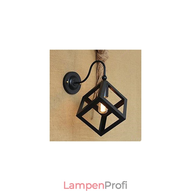 Bar Bekleidungsgeschäft Restaurant Treppe Xuan Industrielle Quadratische Fenster Schmückt Wand Lampe