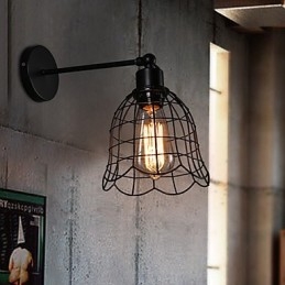 Einzelkopf Industrielle Wind Wandleuchte Vertraglich Europa Typ Wandleuchte Schmiedeeisen Licht