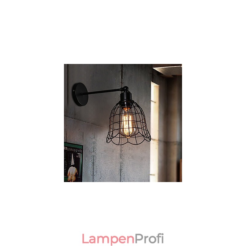 Einzelkopf Industrielle Wind Wandleuchte Vertraglich Europa Typ Wandleuchte Schmiedeeisen Licht