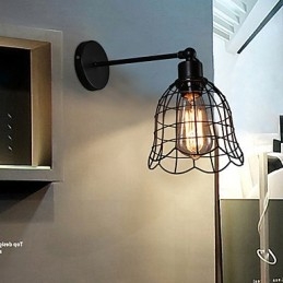 Einzelkopf Industrielle Wind Wandleuchte Vertraglich Europa Typ Wandleuchte Schmiedeeisen Licht