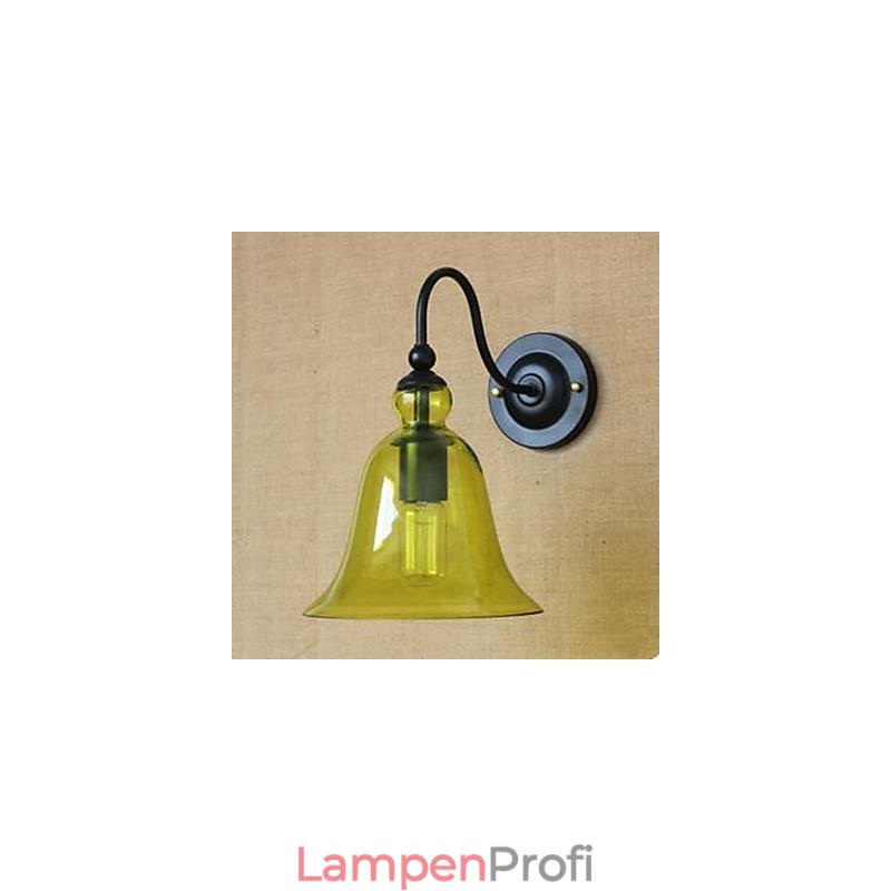 Vertraglich Wohnzimmer Glas Flur Schmückt Wand Lampe