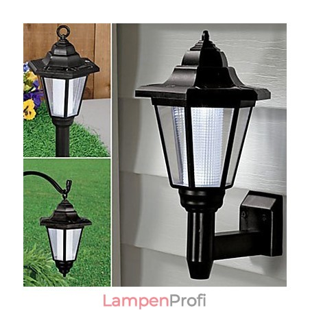 Solarbetriebene Outdoor-Gartenweg-Yard-Sicherheitswandleuchte Landschaftslampe Solarbetriebene Outdoor-Gartenweg-Yard-Sicherheitswandleuchte Landschaftslampe