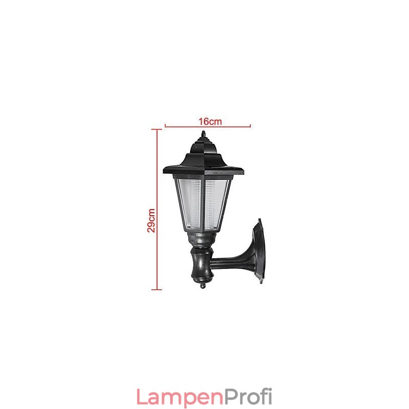Solarbetriebene Outdoor-Gartenweg-Yard-Sicherheitswandleuchte Landschaftslampe