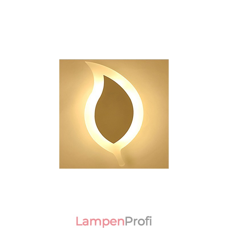 Kreative Einfache Mode ModernAcryl Vertraglich Wand Lampe Legierung Kleine Blätter