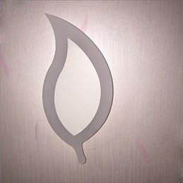 Kreative Einfache Mode ModernAcryl Vertraglich Wand Lampe Legierung Kleine Blätter