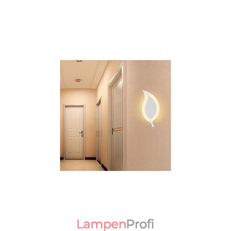 Kreative Einfache Mode ModernAcryl Vertraglich Wand Lampe Legierung Kleine Blätter