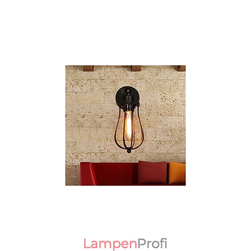 Kreative Persönlichkeit Dekorative Schmiedeeisen Retro Grapefruit Wandleuchte