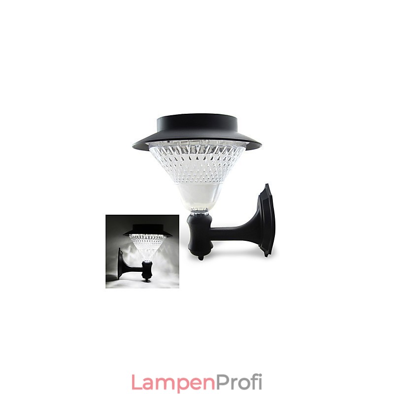 Outdoor Solar Power Weiß Villa Wand Montieren Garten Hof Tür Pfad Licht Lampe