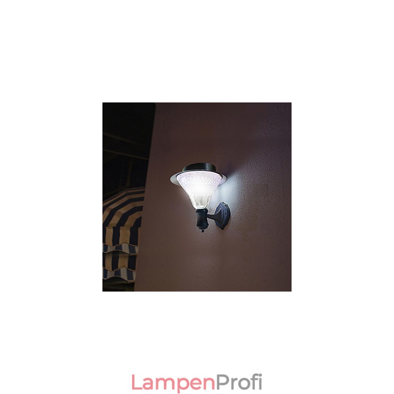 Outdoor Solar Power Weiß Villa Wand Montieren Garten Hof Tür Pfad Licht Lampe
