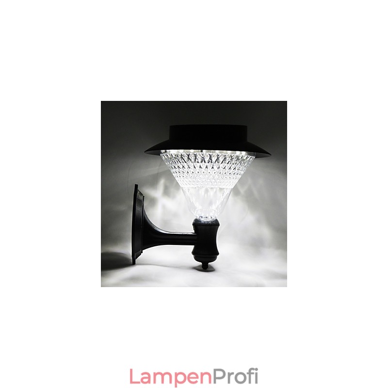Outdoor Solar Power Weiß Villa Wand Montieren Garten Hof Tür Pfad Licht Lampe