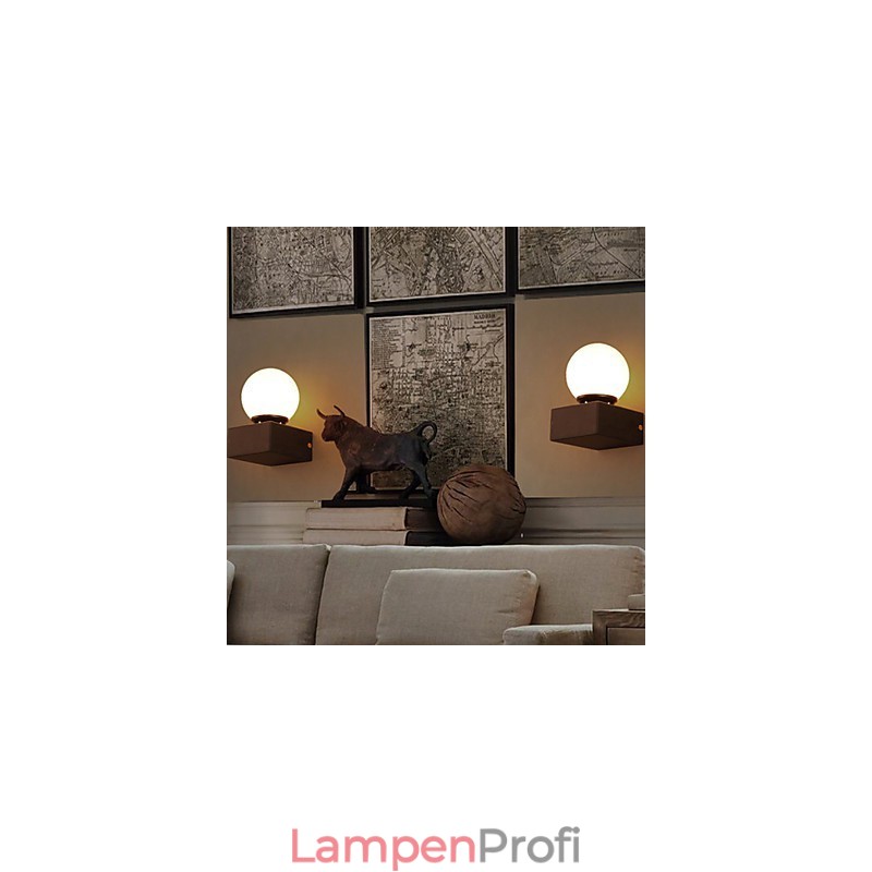 Ball Loft Kreative Wandleuchte Schmiedeeisen Wandleuchte Wiederherstellung der alten Weisen Lichter