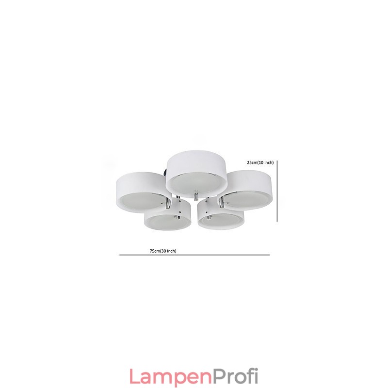 Deckenleuchte Modern Zeitgenössisch 5 Lichter Metall