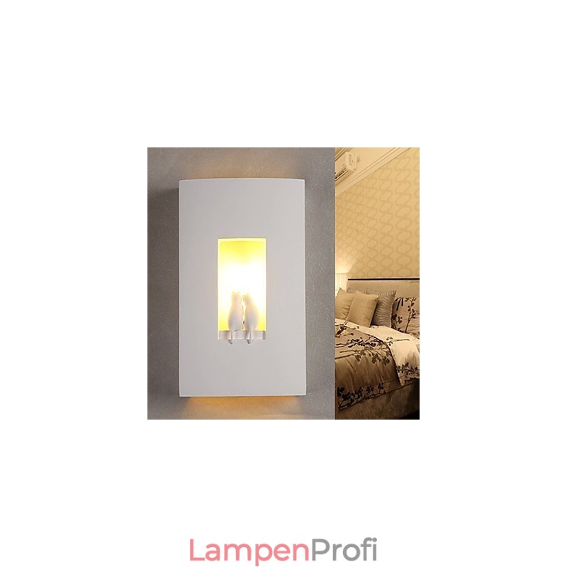 Mode Warme Kinder Zimmer Hängen Licht Kreative Kitty Gips Wand Lampe Lichter