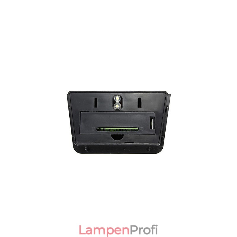Solarbetriebene Wandleuchte mit 2 Laternen, warmgelb
