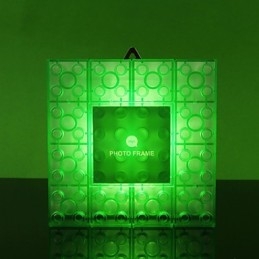 Kreative Blöcke Rahmen Licht farbige süße kleine Geschenke Wand Lampe Gürtel Haken Lichter