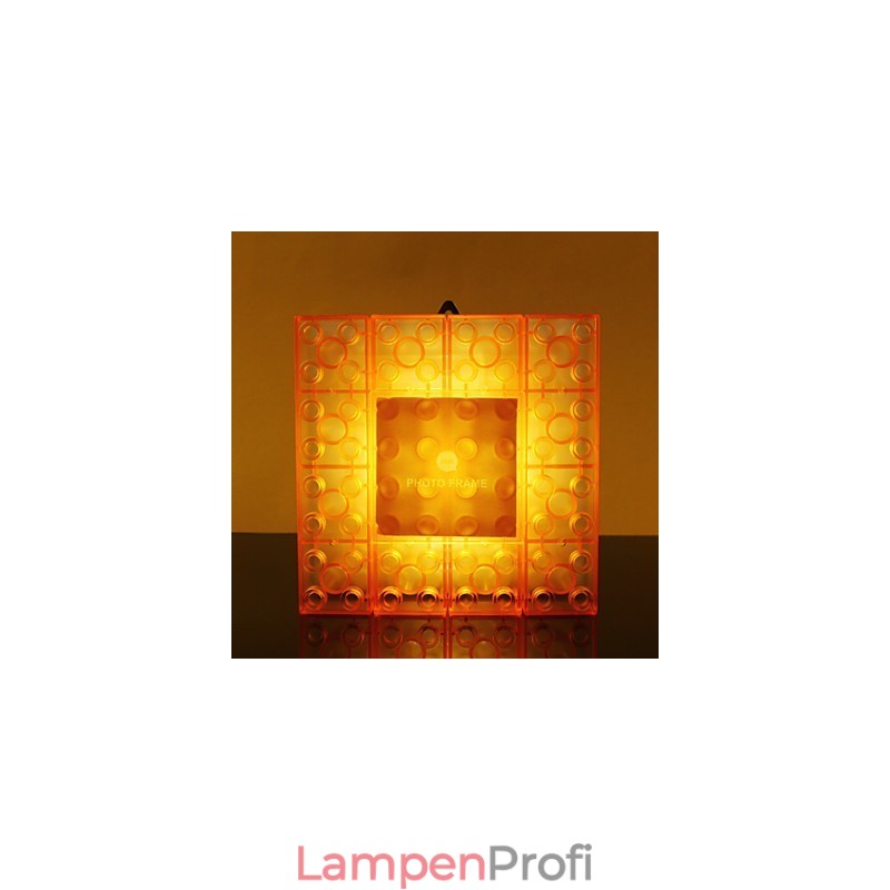Kreative Blöcke Rahmen Licht farbige süße kleine Geschenke Wand Lampe Gürtel Haken Lichter