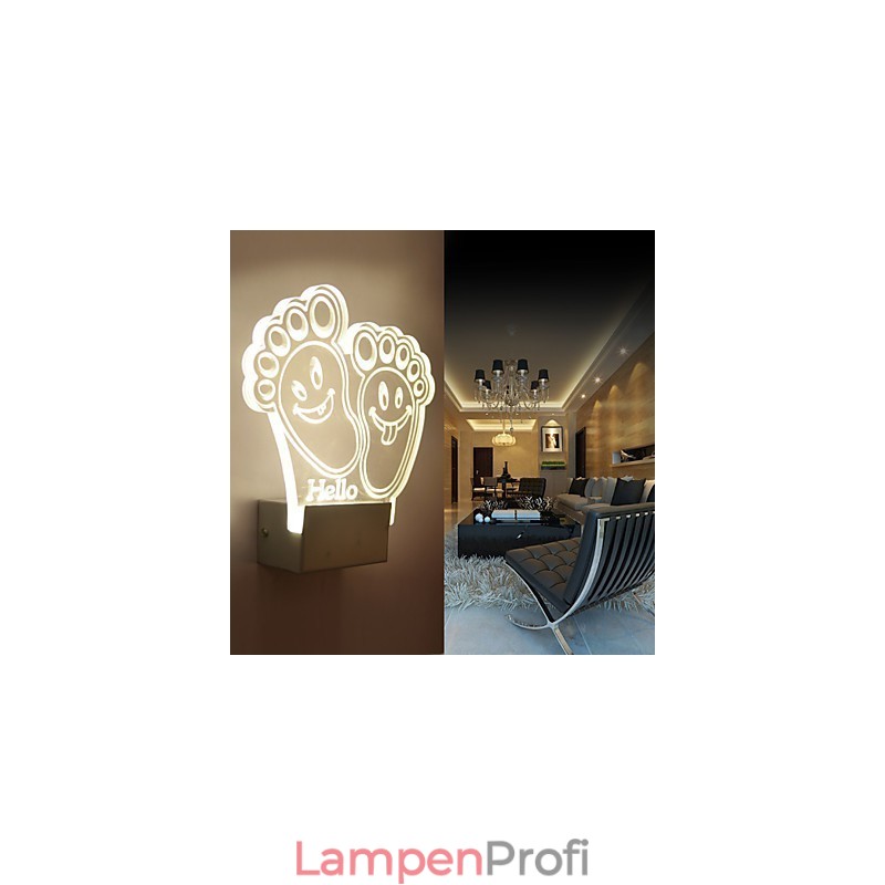 Acryl Wandleuchte PVC Lampe Licht Chip Moderne Zeitgenössische Metall