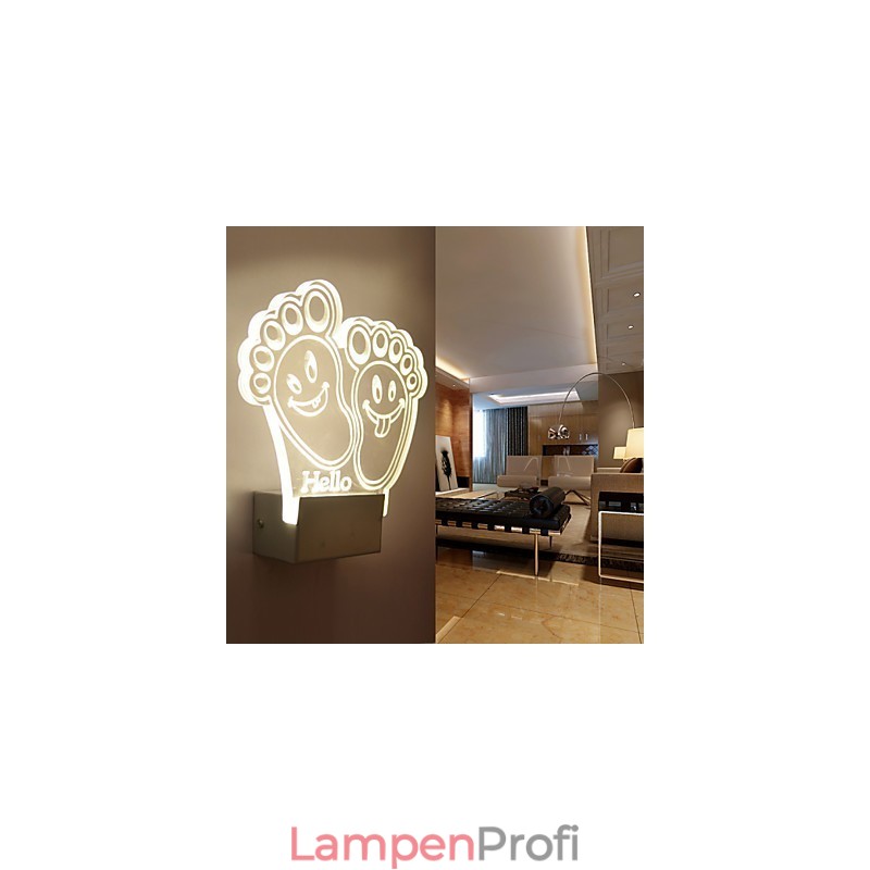 Acryl Wandleuchte PVC Lampe Licht Chip Moderne Zeitgenössische Metall