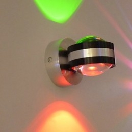 Treppenlichter Doppelseitige Aluminium Wandleuchten Modernes zeitgenössisches Metall