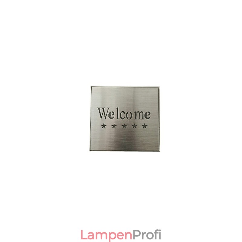 Der Hotelmarkt Willkommensanzeige Licht Lampe Kreative Bar Modell Wandleuchten Metall
