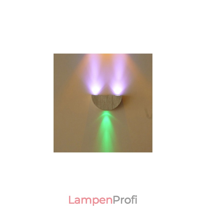 Halbkreis-Wandleuchten, modernes zeitgenössisches Metall