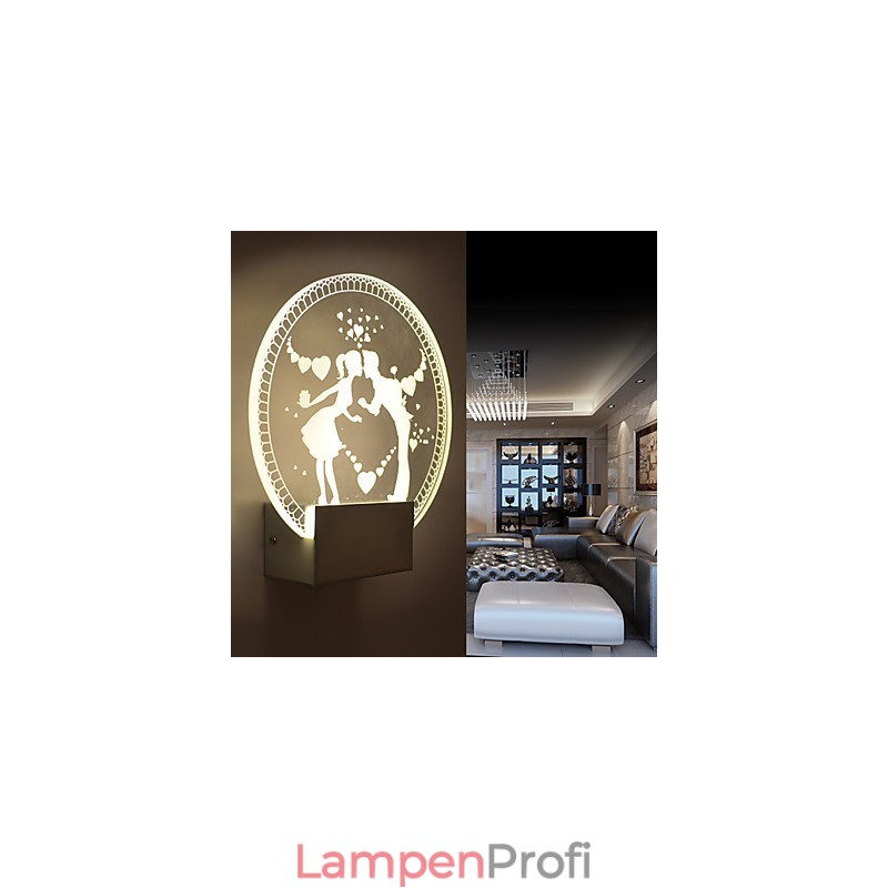 Acryl Wandleuchte PVC Lampe Licht Moderne Zeitgenössische Metall