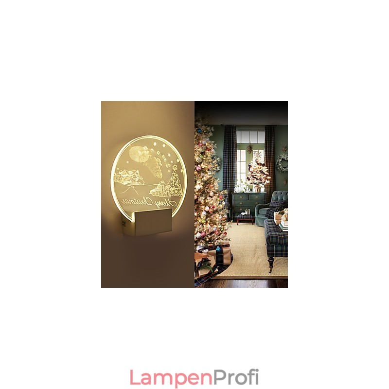 Acryl Wandleuchte PVC Lampe Licht Moderne Zeitgenössische Metall